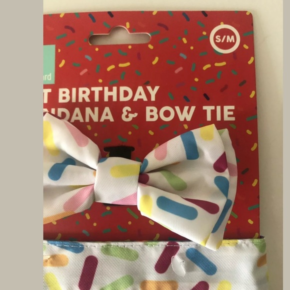 Dog Birthday Bandana Reversible NEW S/M or M/L - Picture 6 of 7